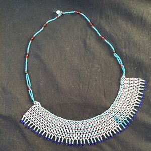 Festival-ready Native American beadwork necklaces from the Southwest